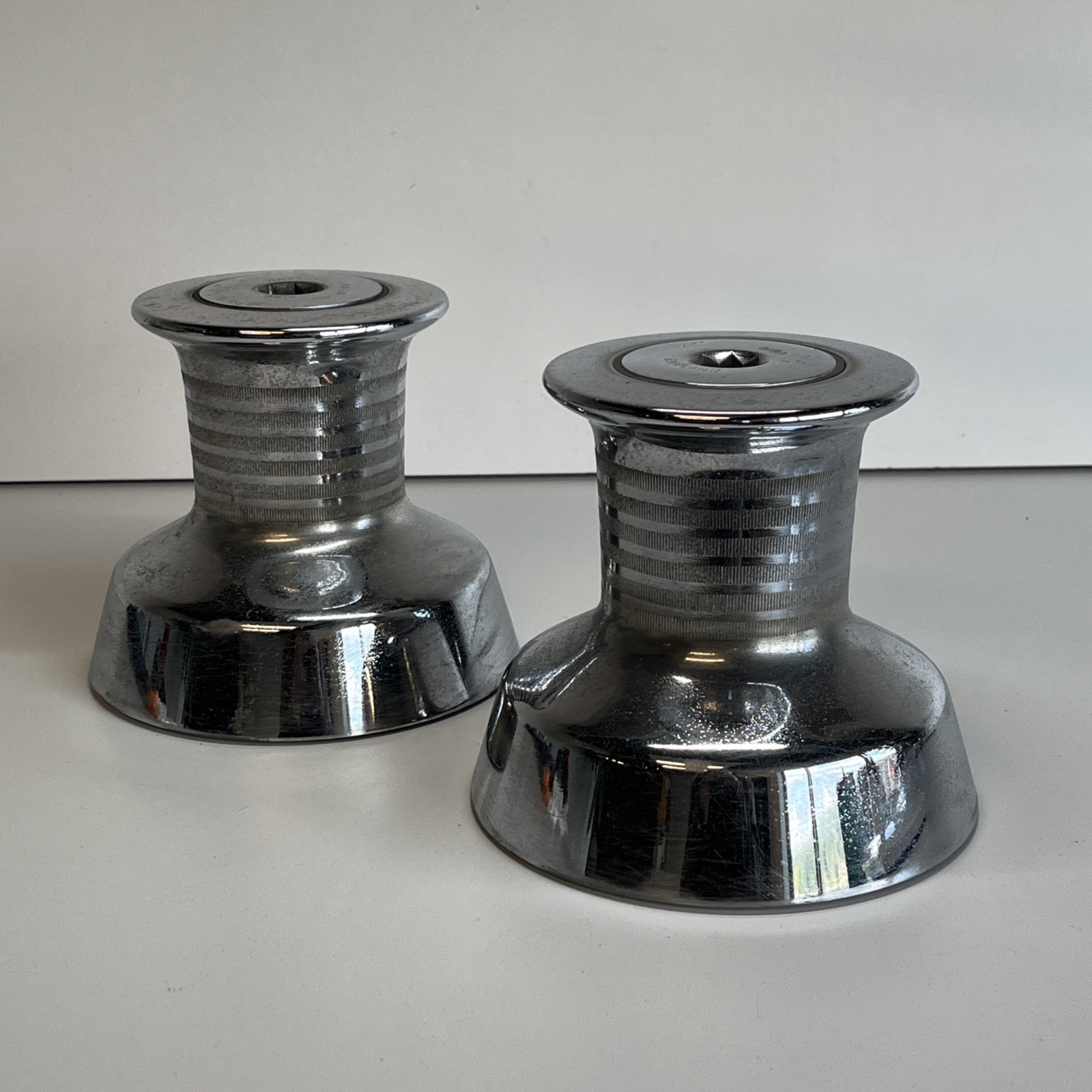 PAIR-Gibb 2-Sp. Chrome-Bronze Winches