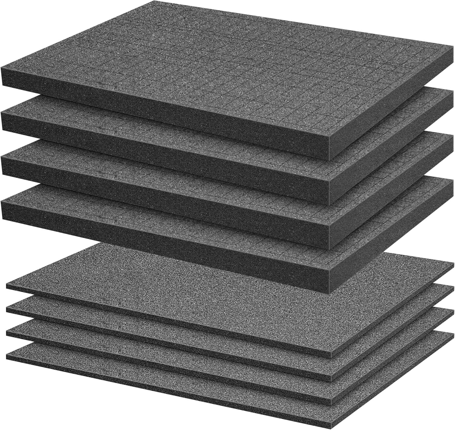 8 Pieces Pick Apart Foam Insert- 2 Sizes and Pluck 2 Size- Length 16in
