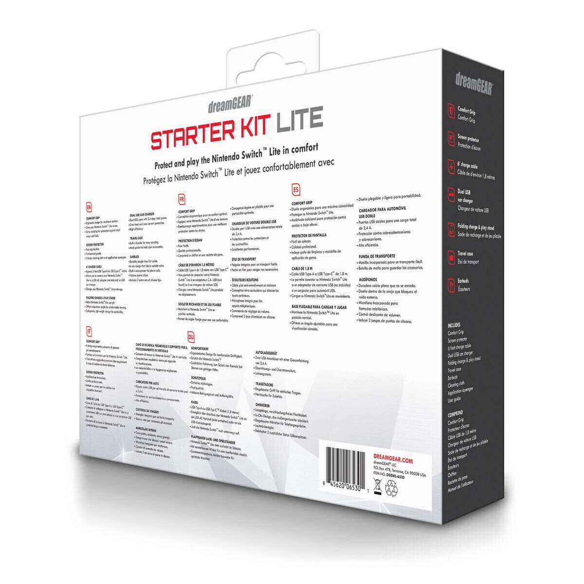New dreamGEAR STARTER KIT LITE FOR NINTENDO SWITCH LITE
