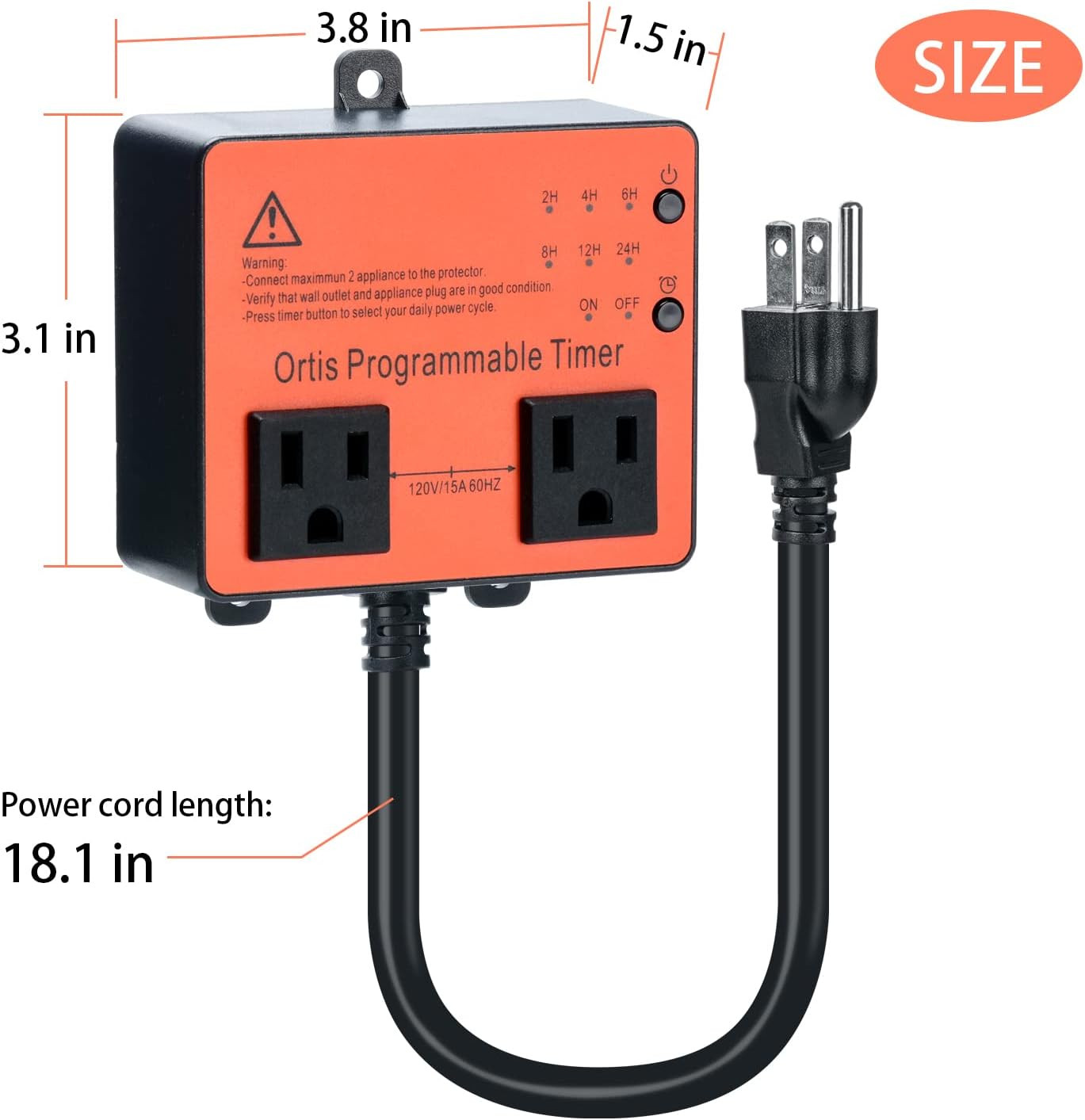 Above Ground Pool Timer, Smart Pool Timer with One-Button Operation, for Swimmi