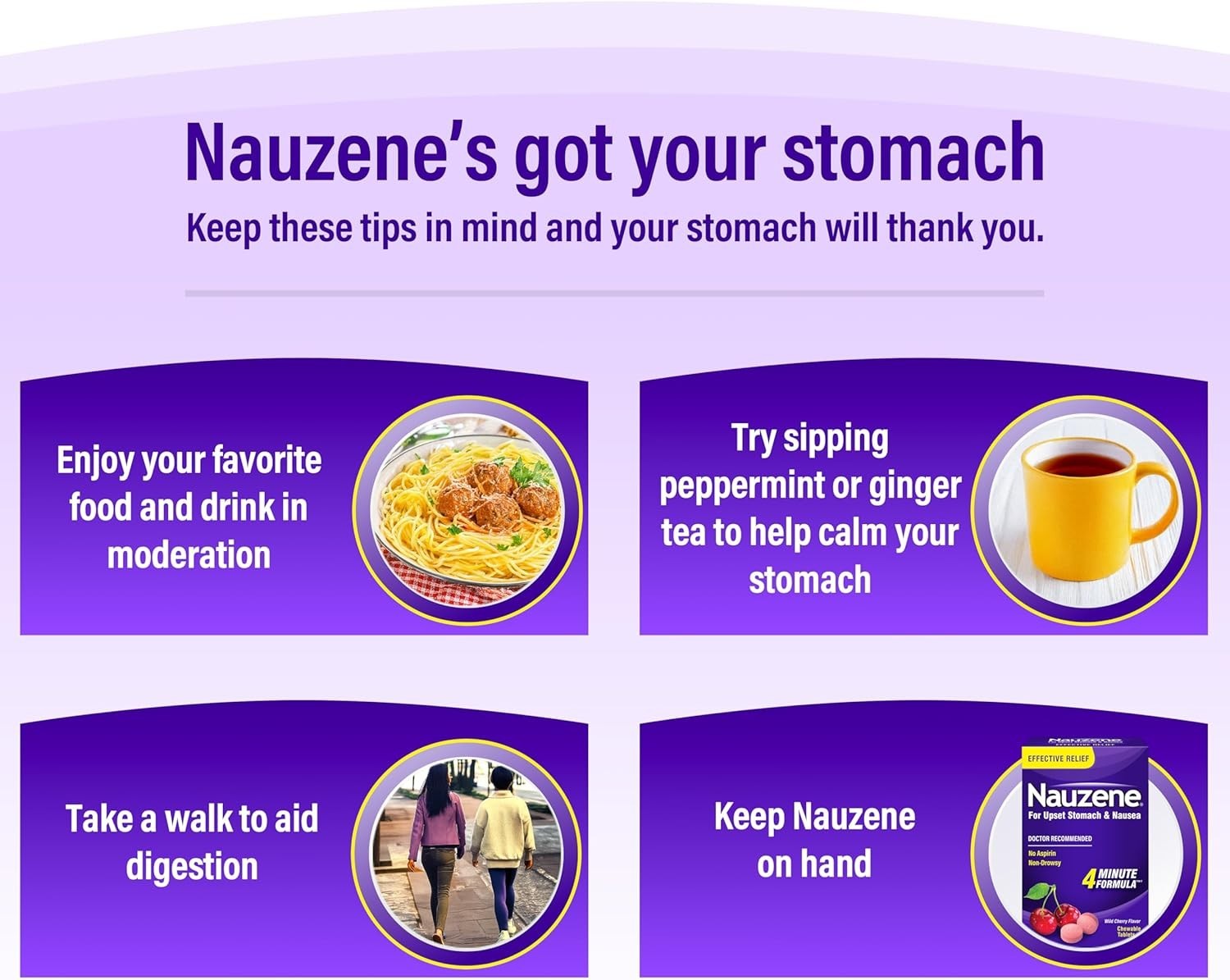 Nauzene Chewable Tablets 42 Count