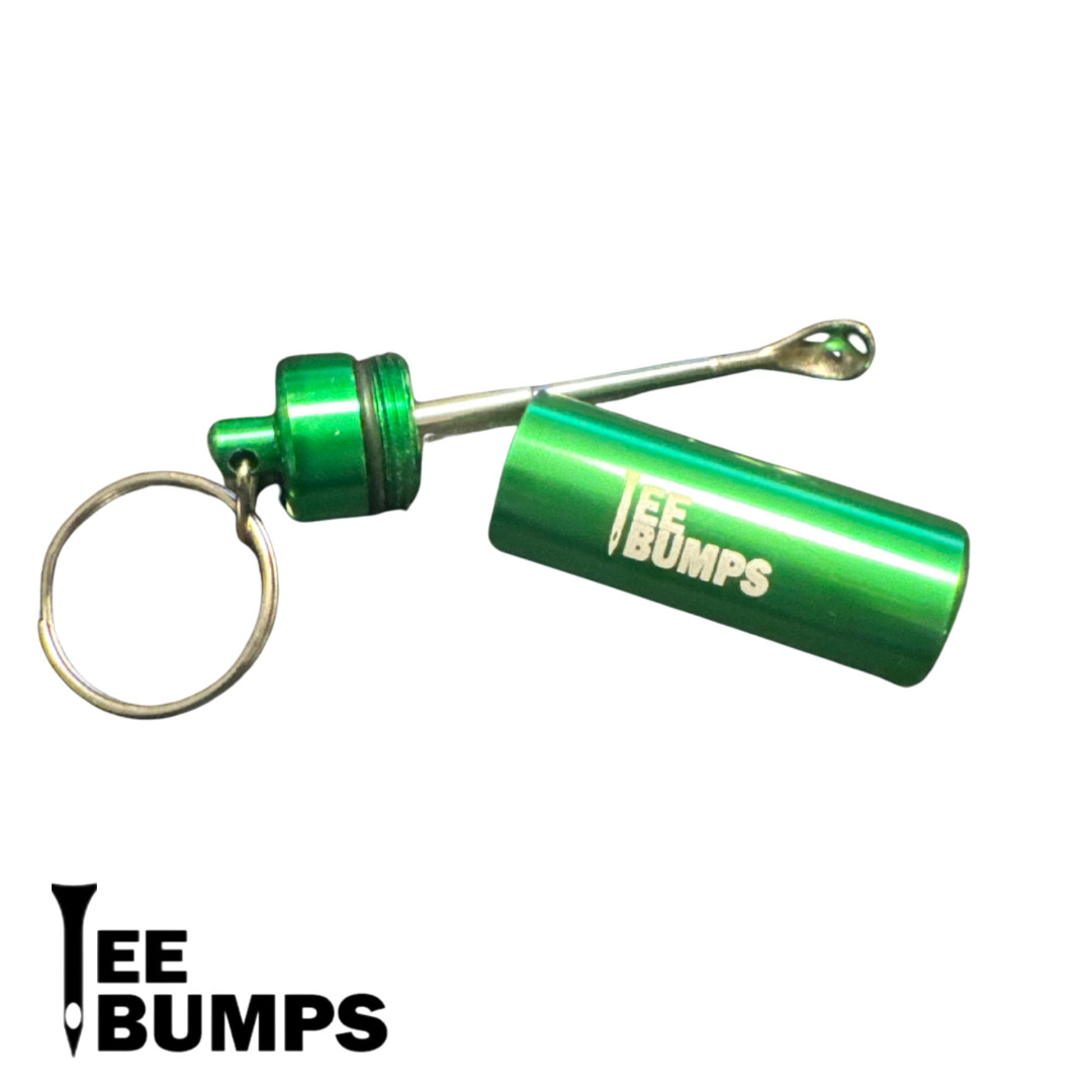 Tee Bumps Divot Sand Spoon Keychain