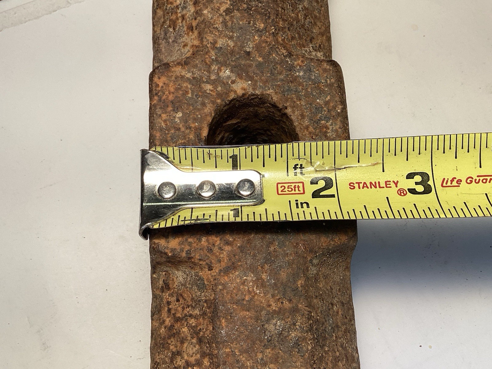 Vintage Unbranded Sledge Hammer Head Octagonal 7.5 Pounds
