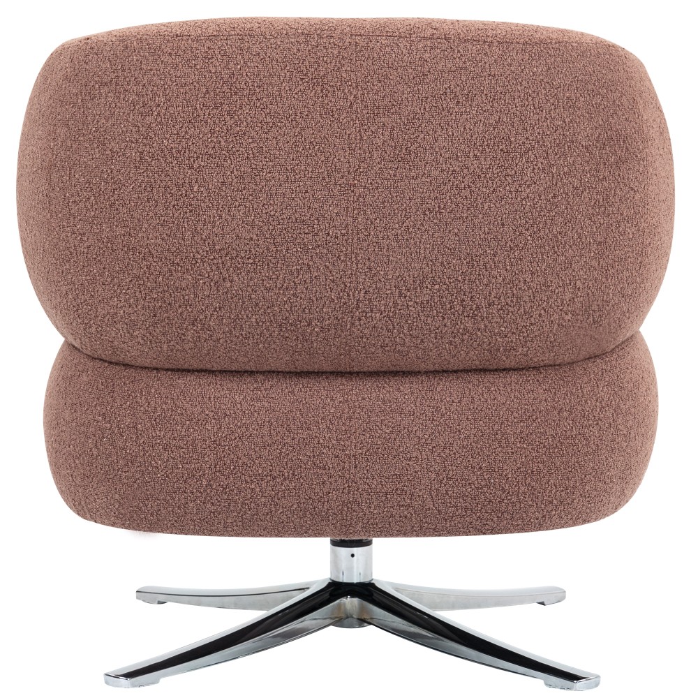 Red Cuddle-Style Leisure Swivel Sofa Chair - for Balconies/Studies/Living Rooms
