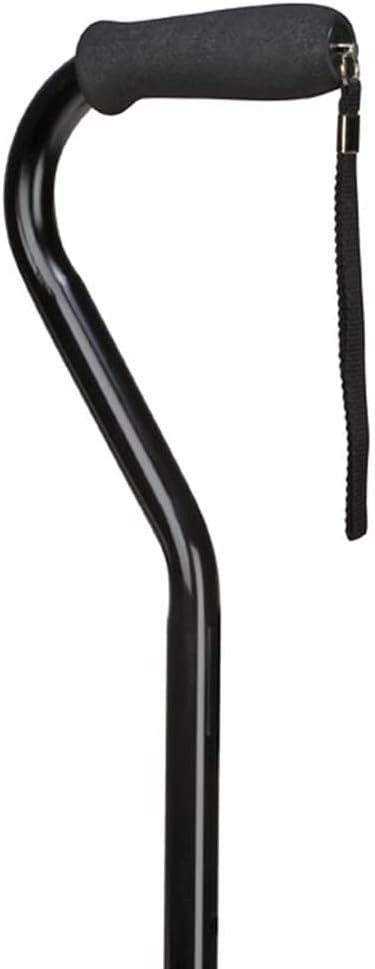 BodyMed Aluminum Vinyl Grip Cane – Walking Crutch for Adults & Seniors – Heavy