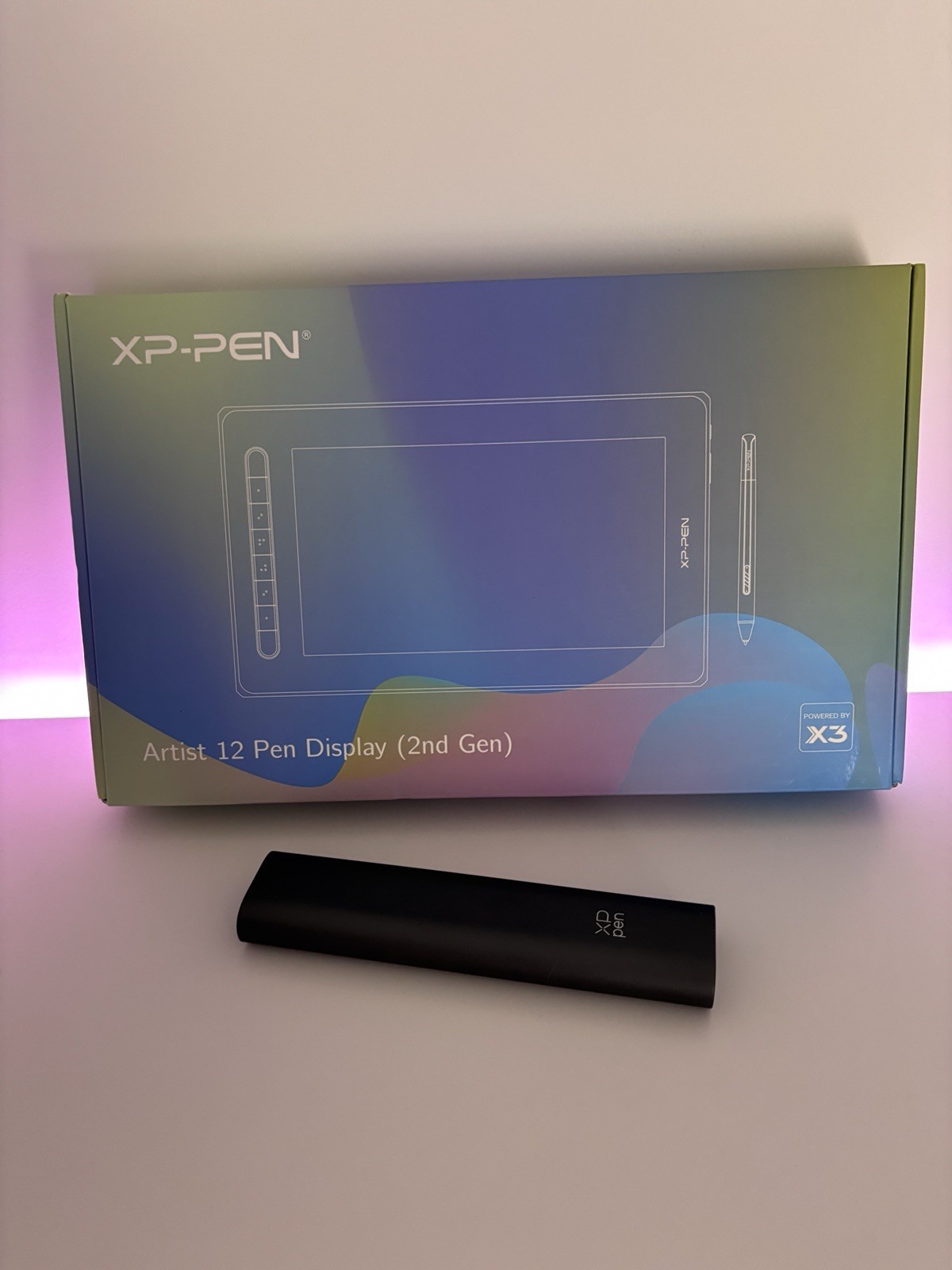 XP-Pen Artist 12 2nd Gen Pen Display Drawing Tablet Pink With Stylus Upgrade