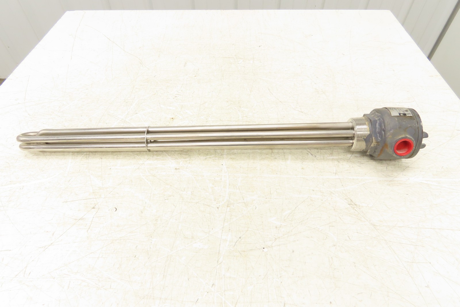 Evapco EMTS-310E4XX Stainless Immersion Heater 10kw 480V 3PH 24"L 2"NPT