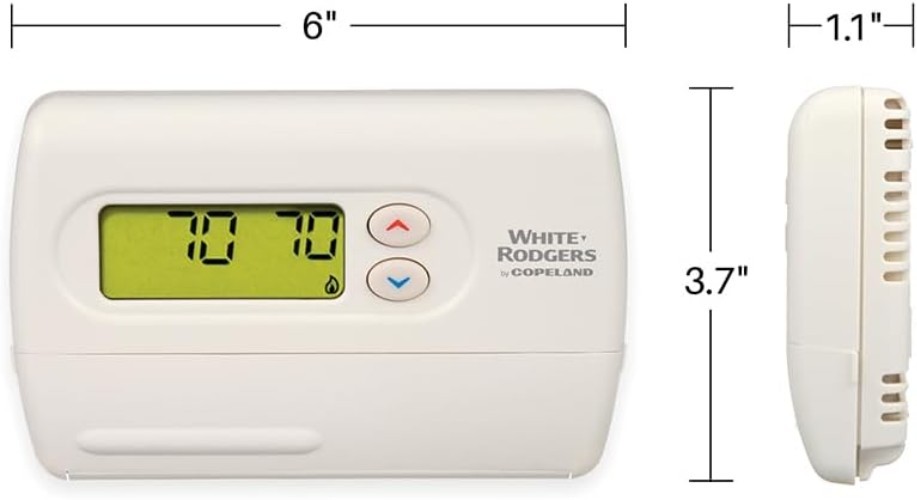 User-Friendly Emerson Thermostat - Non-Programmable for Single-Stage Systems