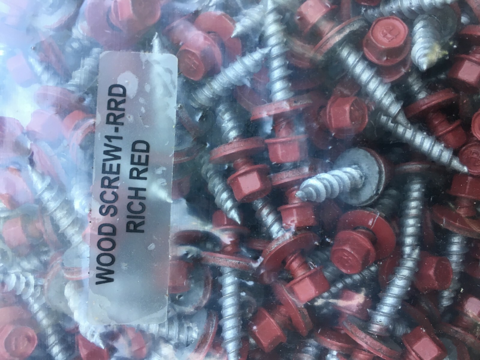 1000 ATLAS METAL ROOFING SCREWS #10x 1" metal to wood Mechanical Galvanized.