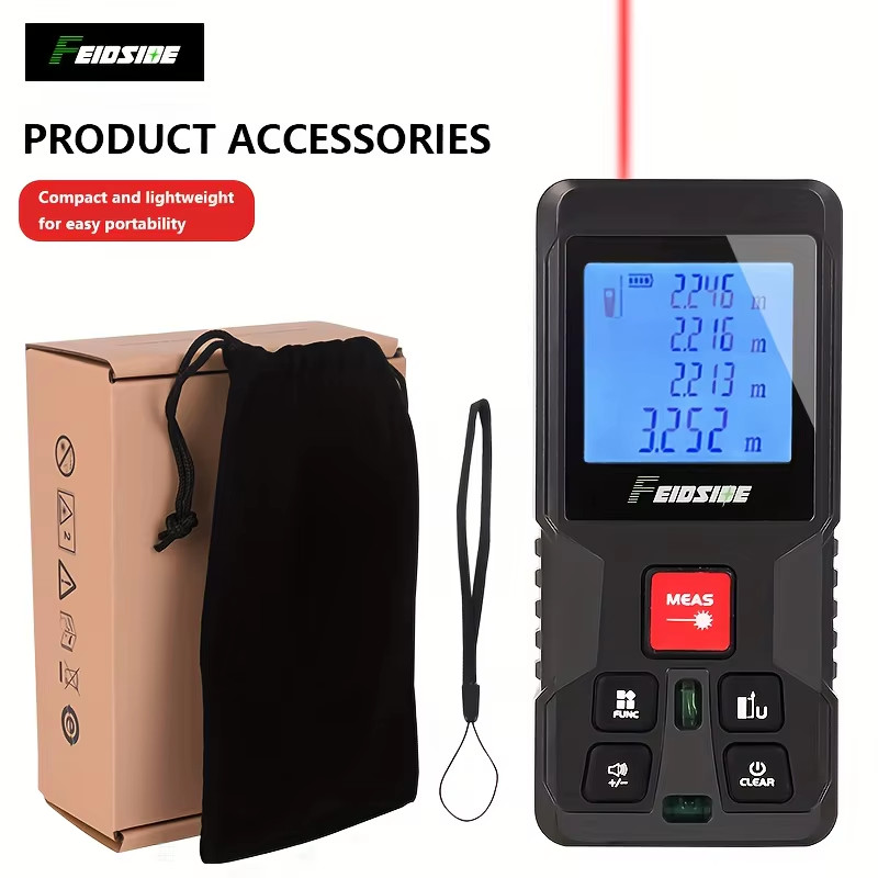 70/100M Laser Rangefinder Distance Meter Rangefinder Laser Tape Range Finder Bui