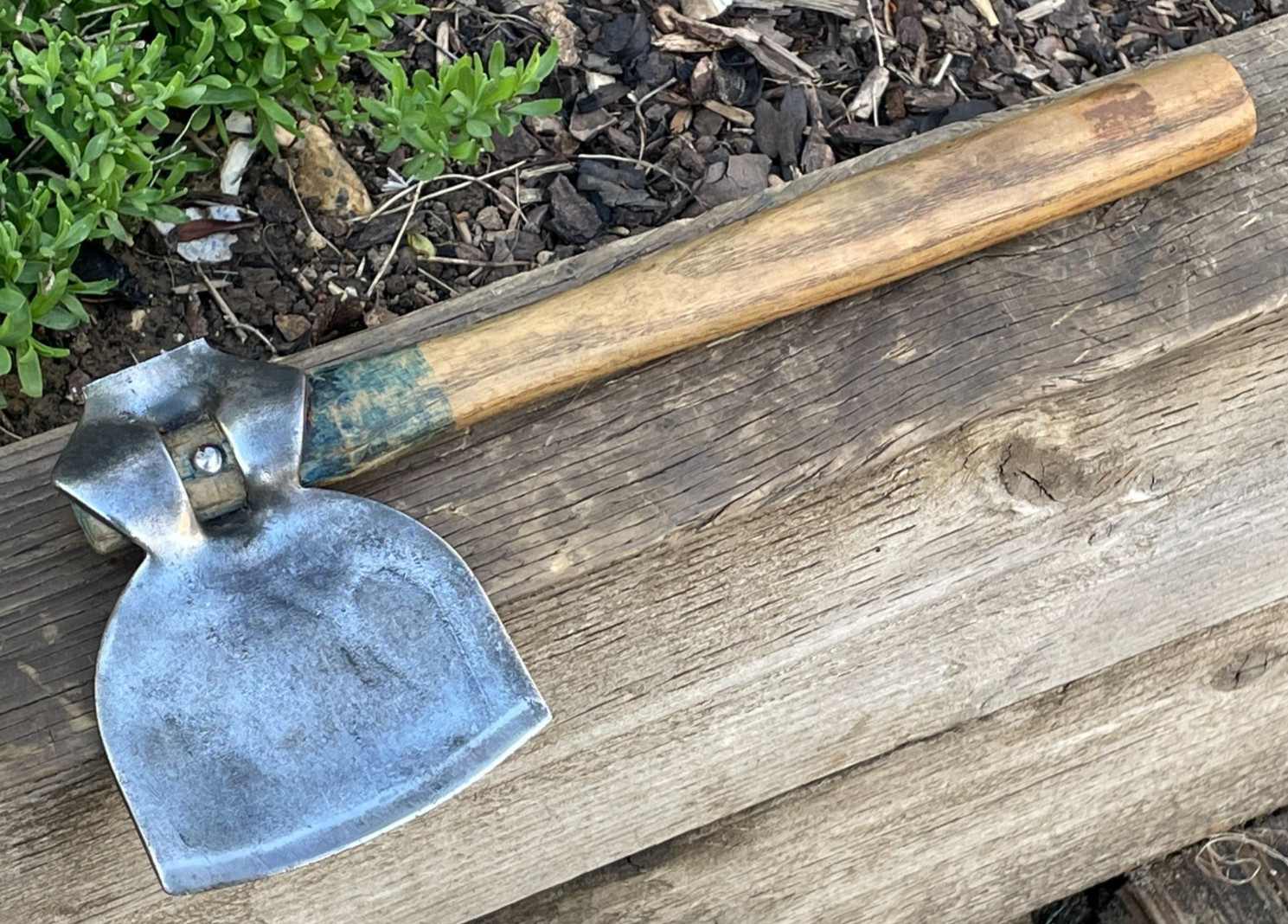 Vintage Unusual 1.1 lb Axe Hatchet Kindling Chopper Hatchet Camping Tool Germany