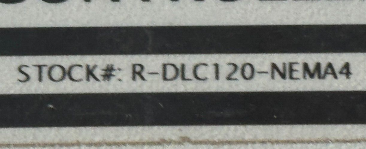 USED Liquid Level R-DLC120-NEMA4 Dual Level Pump Control Relay