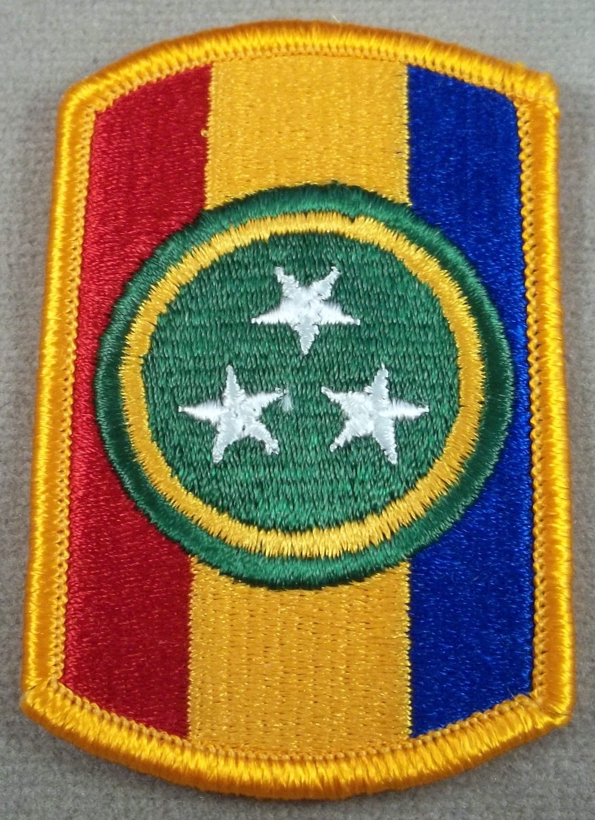 US Army 30th Armored Brigade Full Color Merrowed Edge Patch