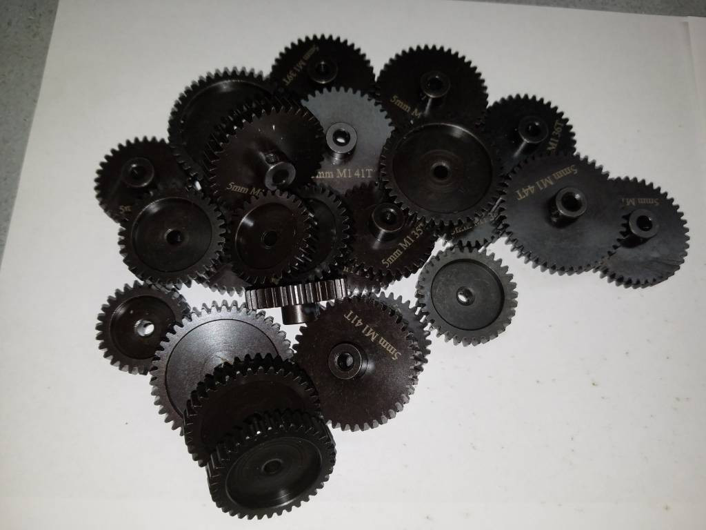 SAGA RC MOD1 43T PINION GEAR: 5MM BORE  HARDENED STEEL