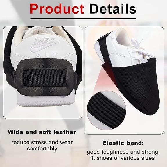 Bowling Shoe Slide, 4 Pack/ 2 Pair Adjustable Sole Large, Purple