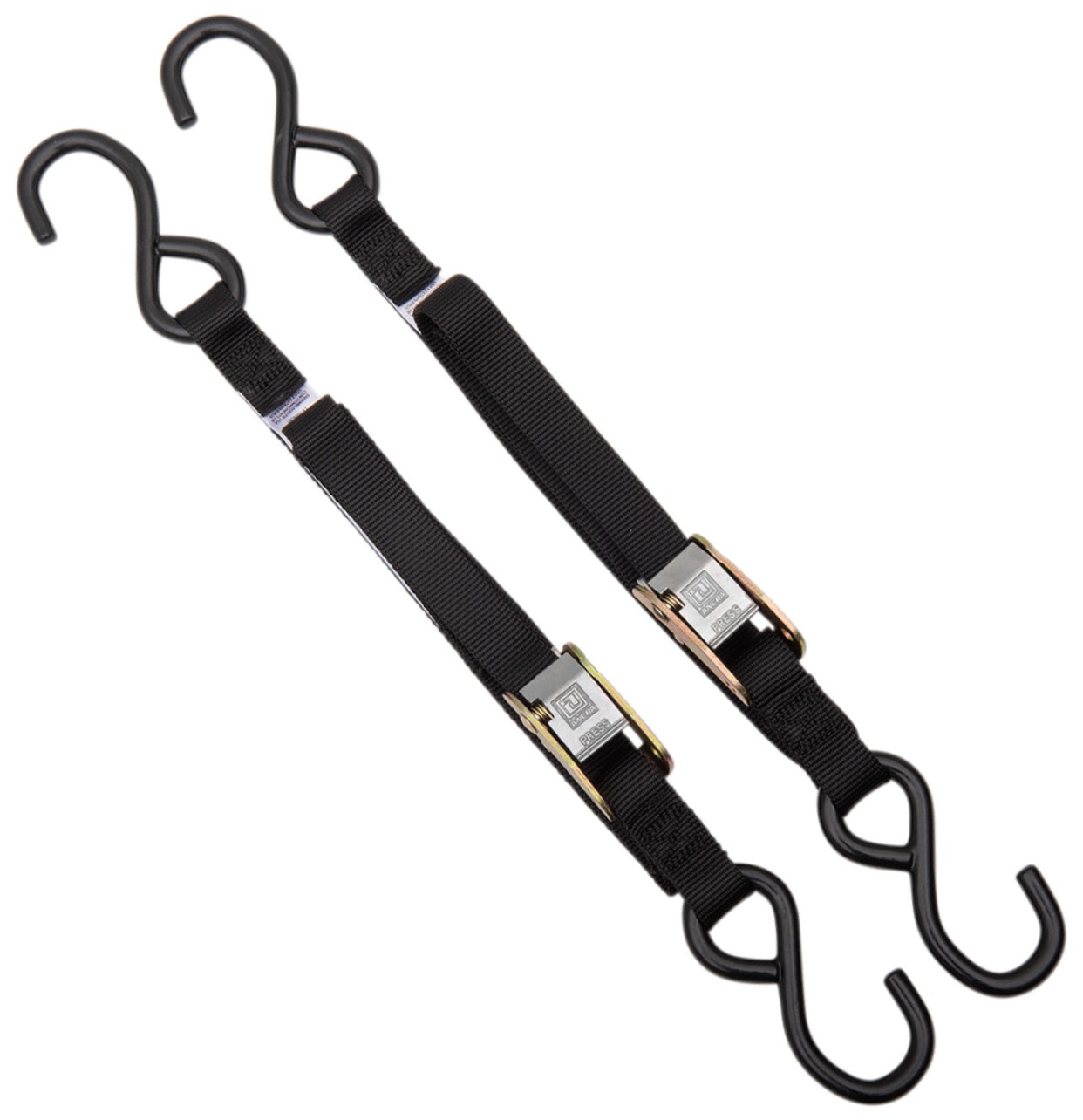 Ancra 1" x 66" Standard Black Tie Downs 2pk (40888-26)