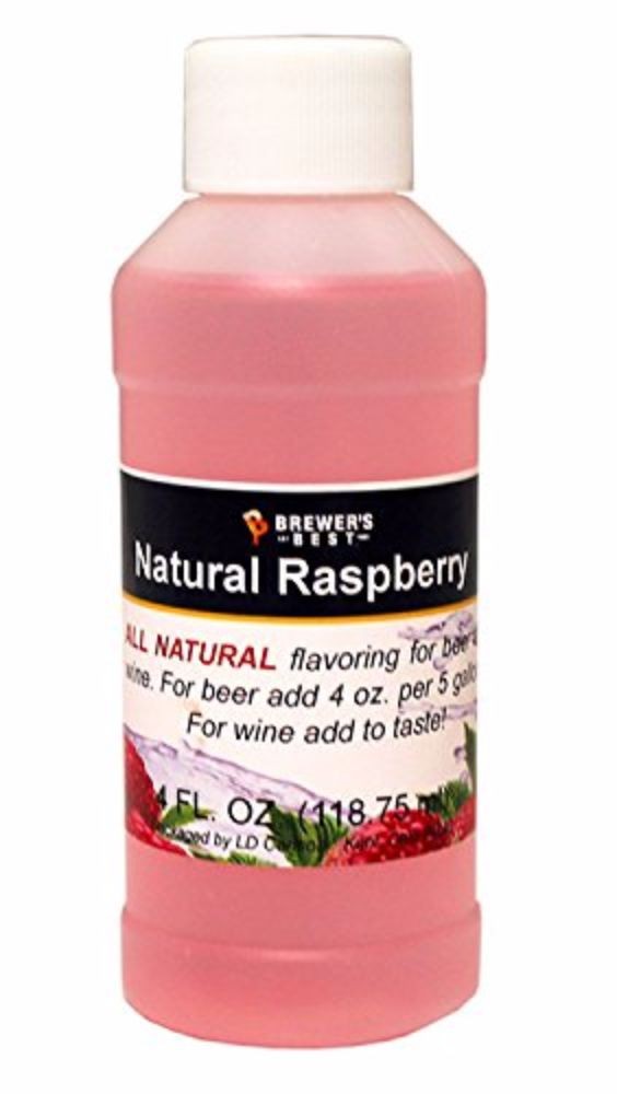 Brewer's Best Raspberry Natural Beer and Wine Fruit Flavoring