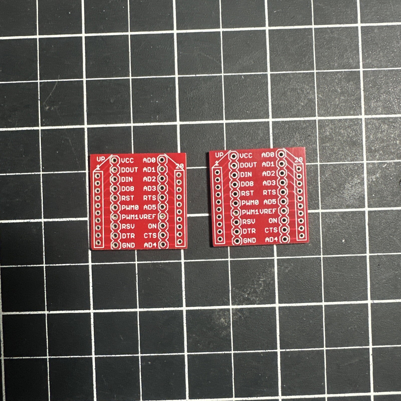 Pair of Sparkfun XBee Breakout board