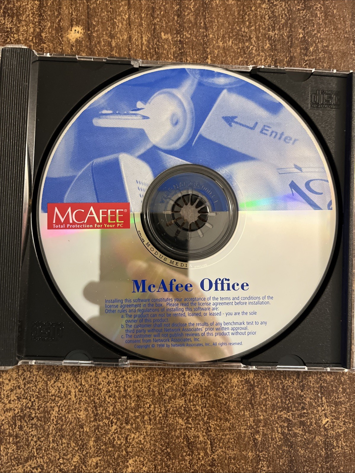 McAfee Office - vintage software CD