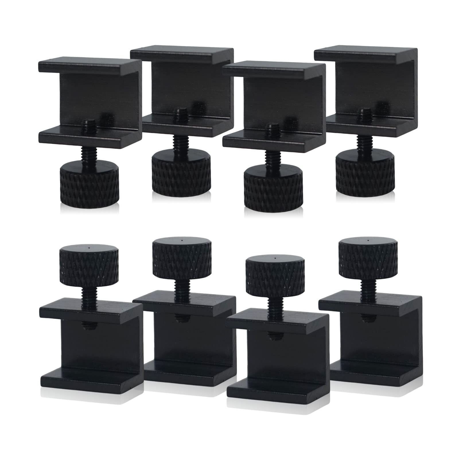 8PCS 3D Printer Glass Bed Clips, 3D Printer Lattice Glass Fixing Clamp