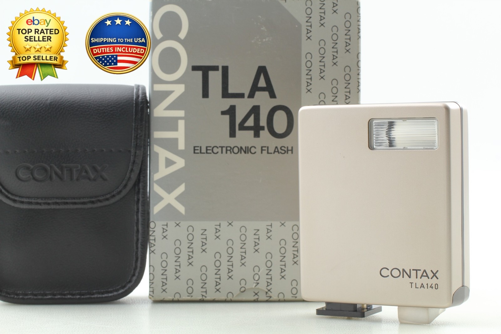 [UNUSED in Box] Contax TLA140 Shoe Mount Flash for G1 G2 Film Camera From JAPAN