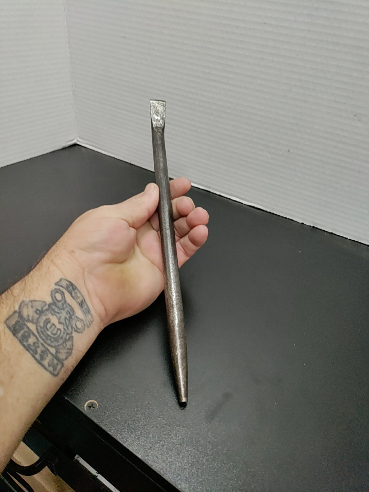 12" Vintage Pry Bar - Could Be An Alignment Tool. Not Sure.