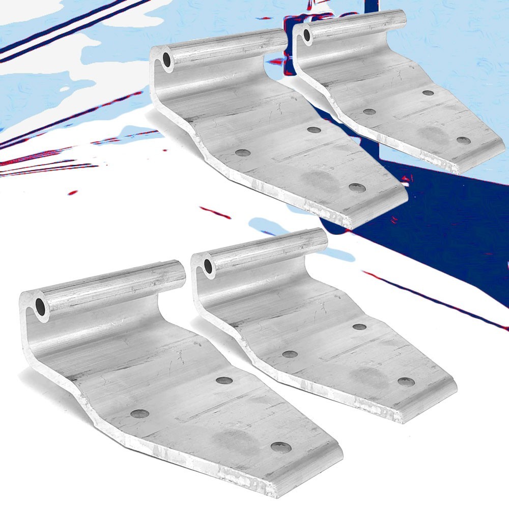4X Great Dane Style 3-Hole 3-15/16" x 7-3/32" Door Hinge Truck Trailer Cargo