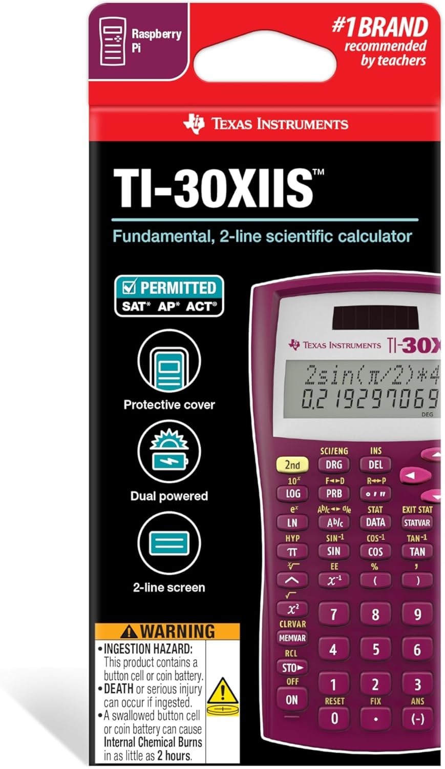 Lightweight TI-30XIIS Raspberry Calculator with Advanced Statistical Functions