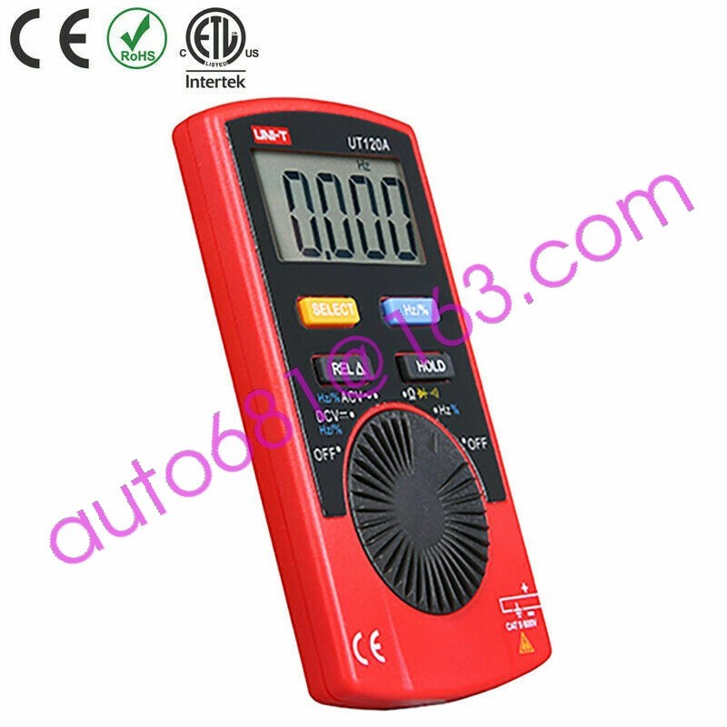 UNI-T UT120A Pocket Size Type Auto-range DMM Digital Multimeter DC / AC Volta
