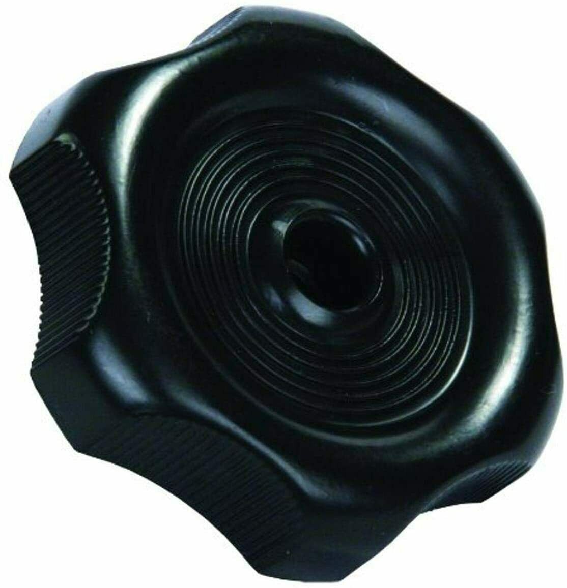 Mobile Home/RV 5/8" Black Window & Vent Knob Crank Handle | Includes Mounting Sc