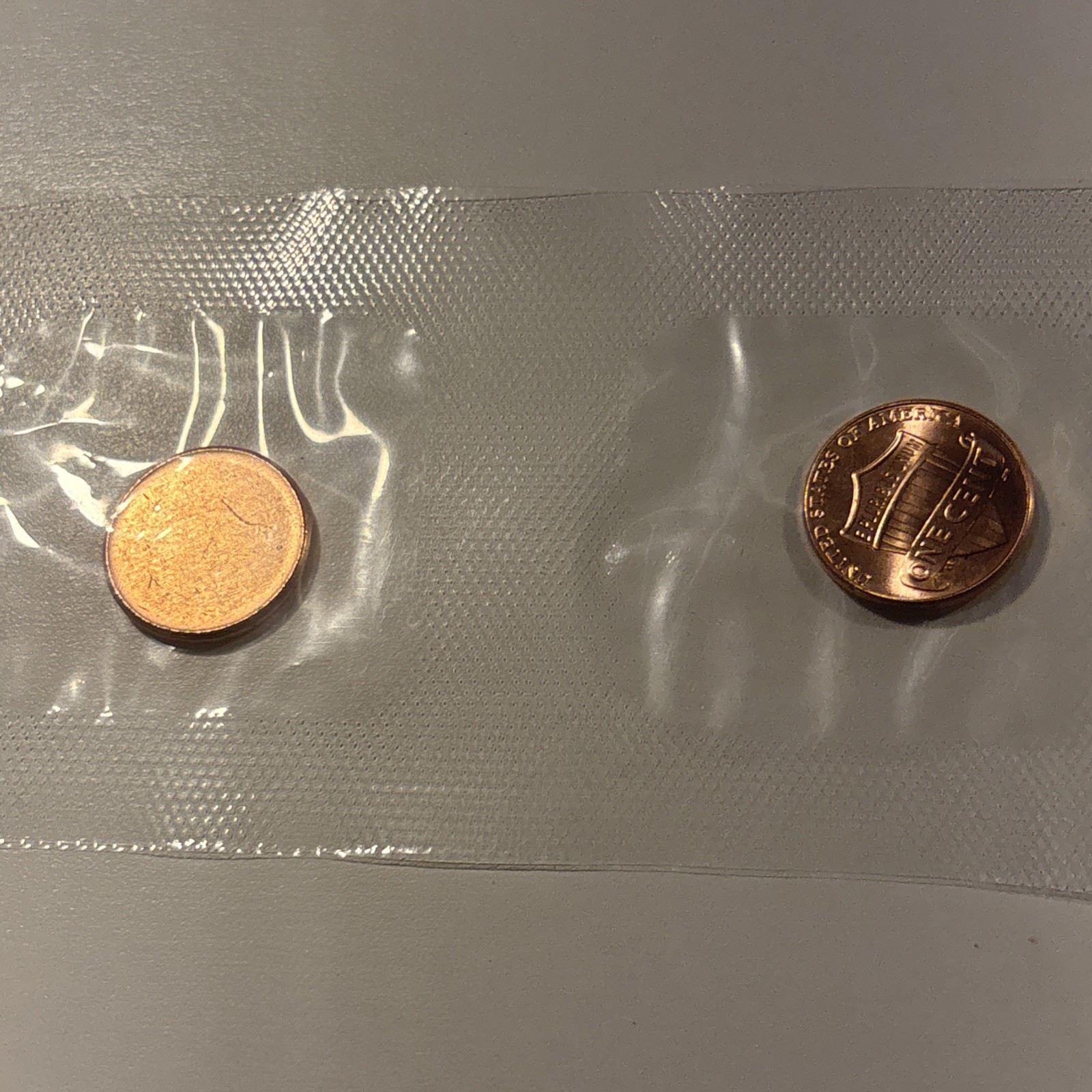 2019 D Lincoln Cent and Blank Planchet Set - Sealed - Gem Red BU
