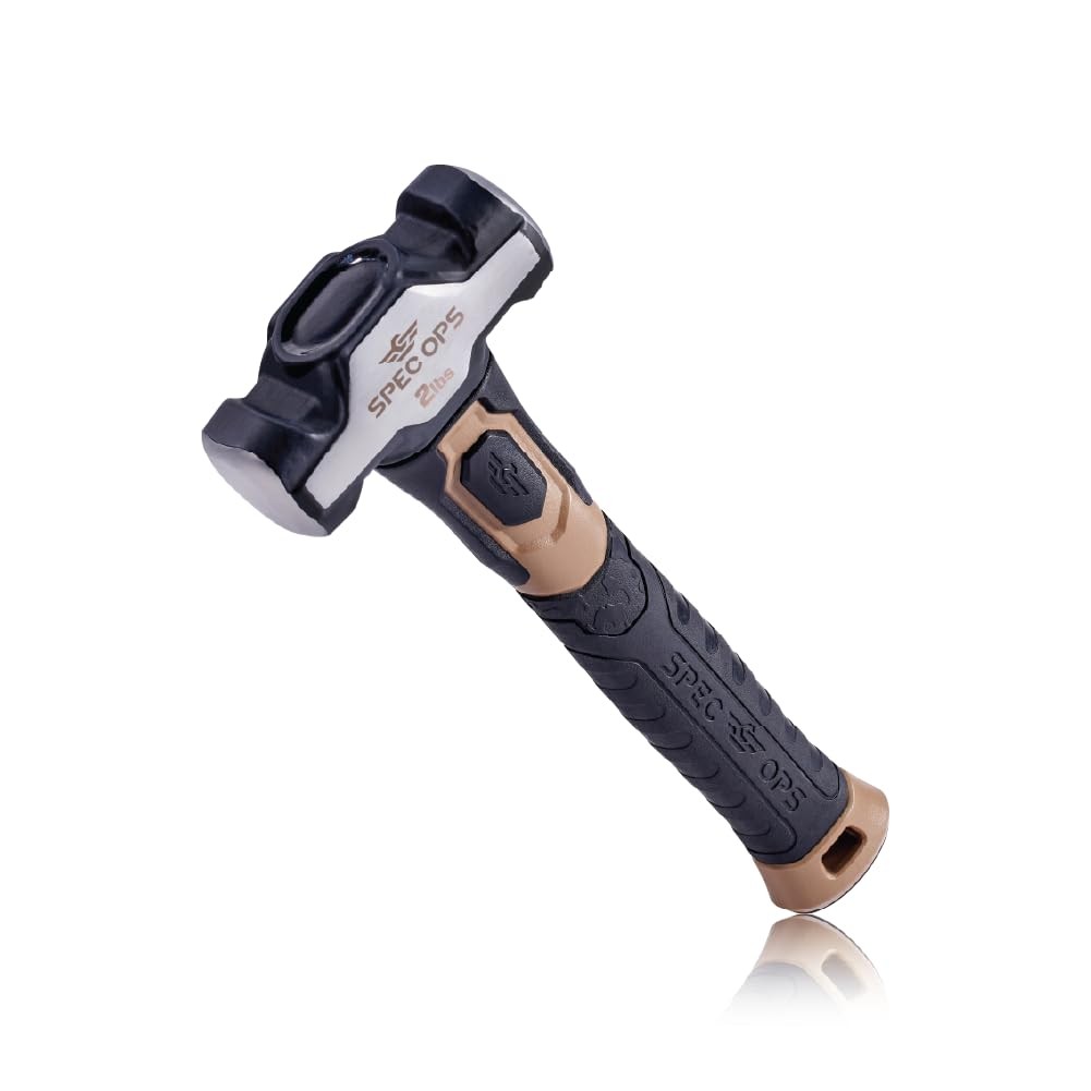 Spec Ops Tools Drilling/Crack Hammer for Striking & Demolition, BiMaterial Sh...