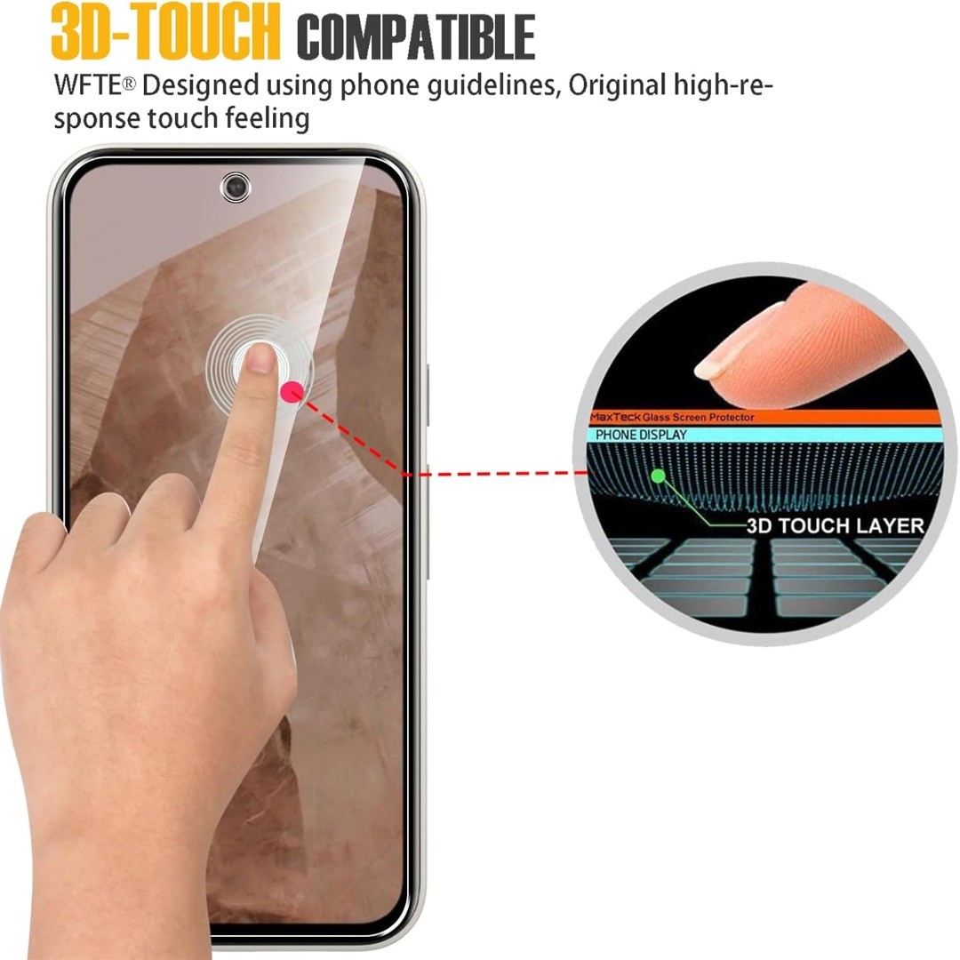 For Google Pixel 9A Gorilla Clear Tempered Glass Screen Guard TOUGH Protector