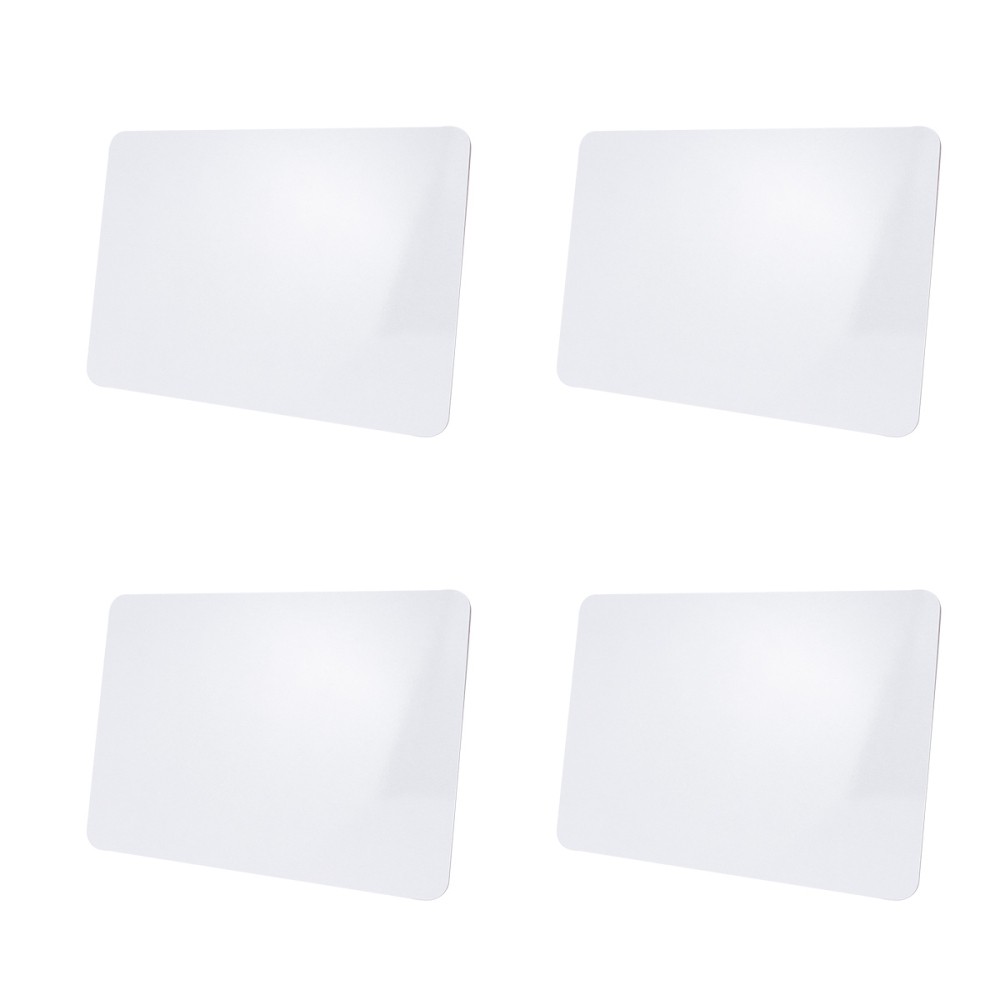 4 Pcs White Board Portable Whiteboards for Classroom Planner Reminder Desktop