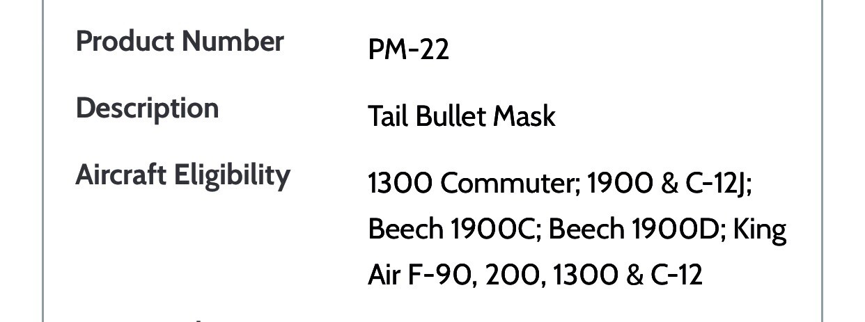 PM RESEARCH PM-22 RADOME BOOT