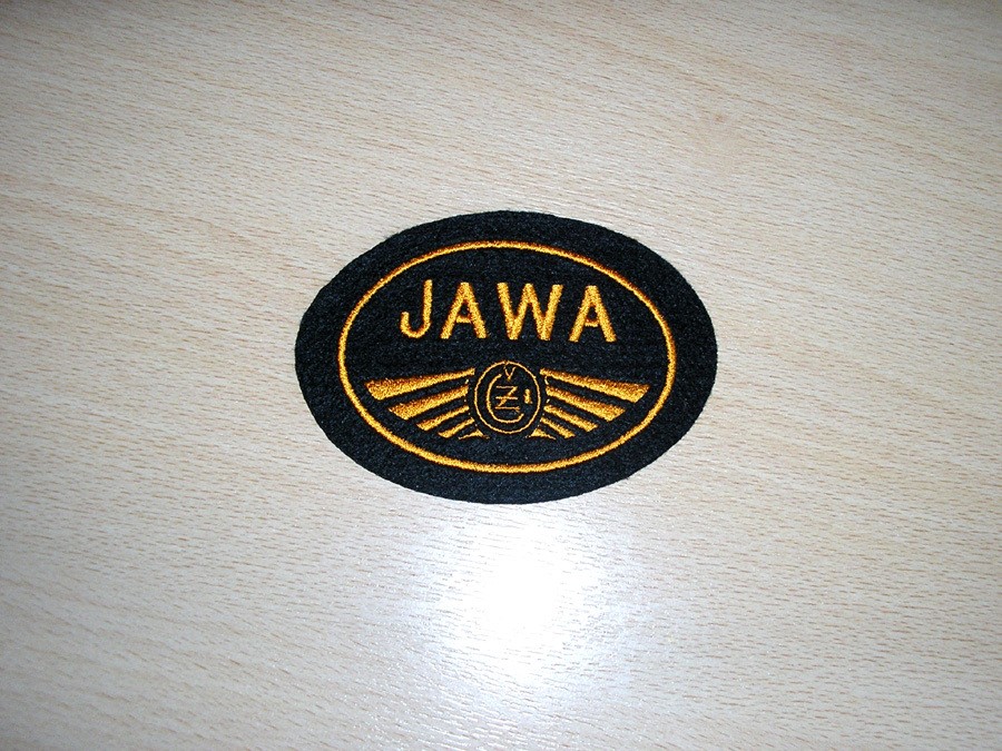 JAWA MOTORCYCLE EMBROIDERED BADGE