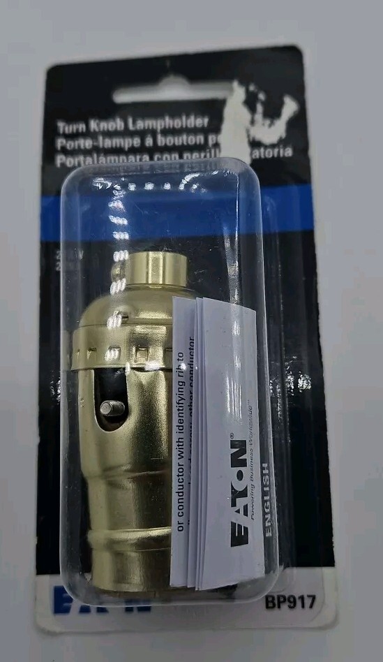 Eaton - BP917 - Turn Knob Lamp Holder - 250W - 250V - Lot of 3