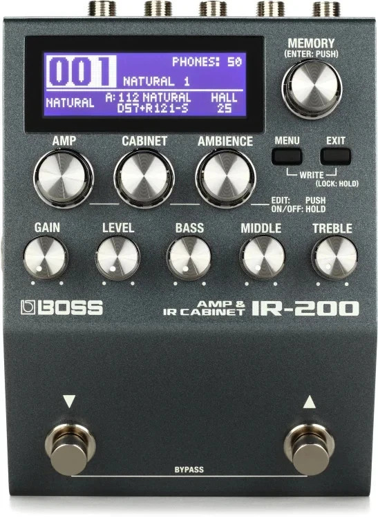 Boss IR-200 Amp & IR Cabinet Pedal ( Super Great Condition )