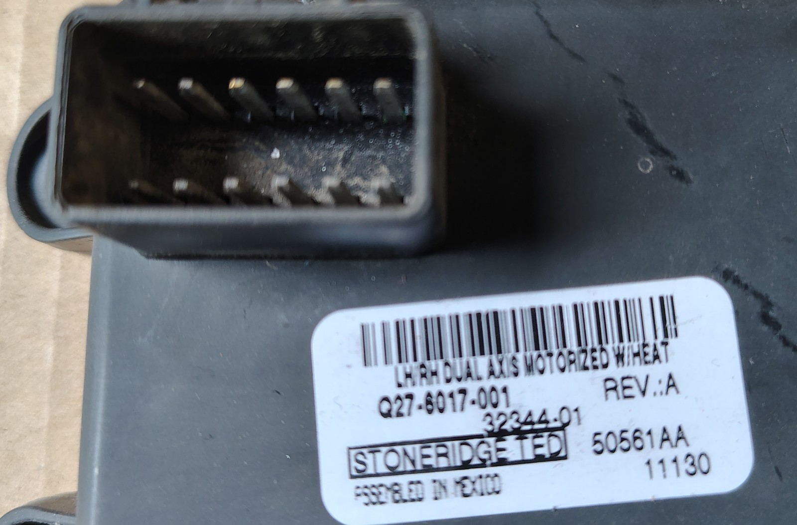 PETERBILT Q27-6017-001 MODULE-MIRROR CONTROL TAG 53460
