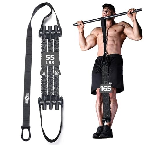 Pull Up Assistance Bands, Heavy Duty Resistance Band for Upgrade Black 165lbs