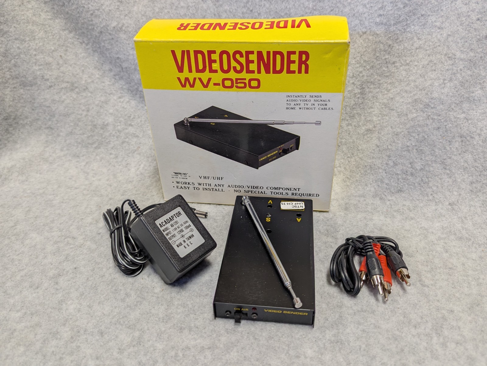 Wireless VideoSender Video Senter WV-050 - NEW - NOS - NIB