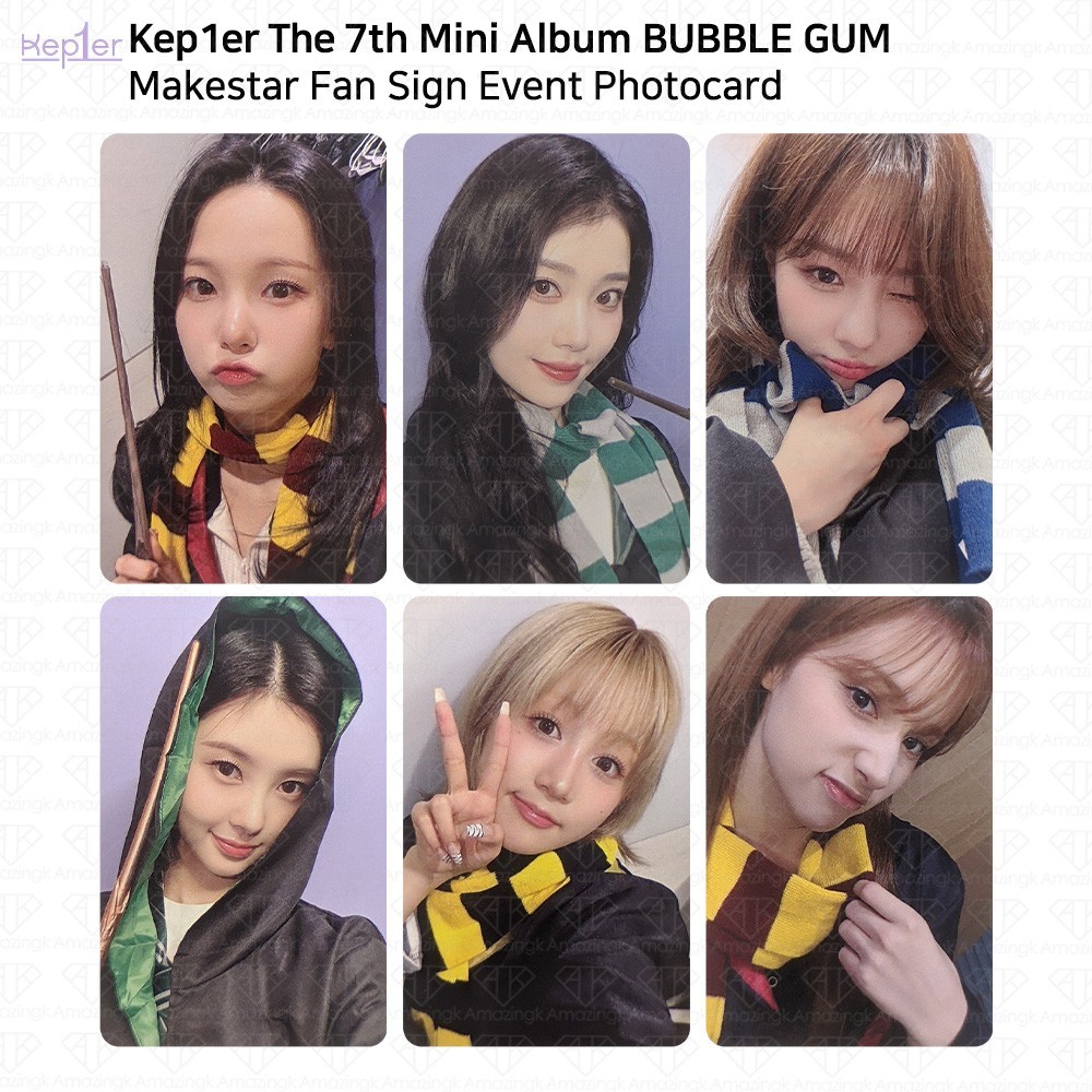 Kep1er 7th Mini Album Bubble Gum Makestar Fan Sign Event Photocard KPOP K-POP