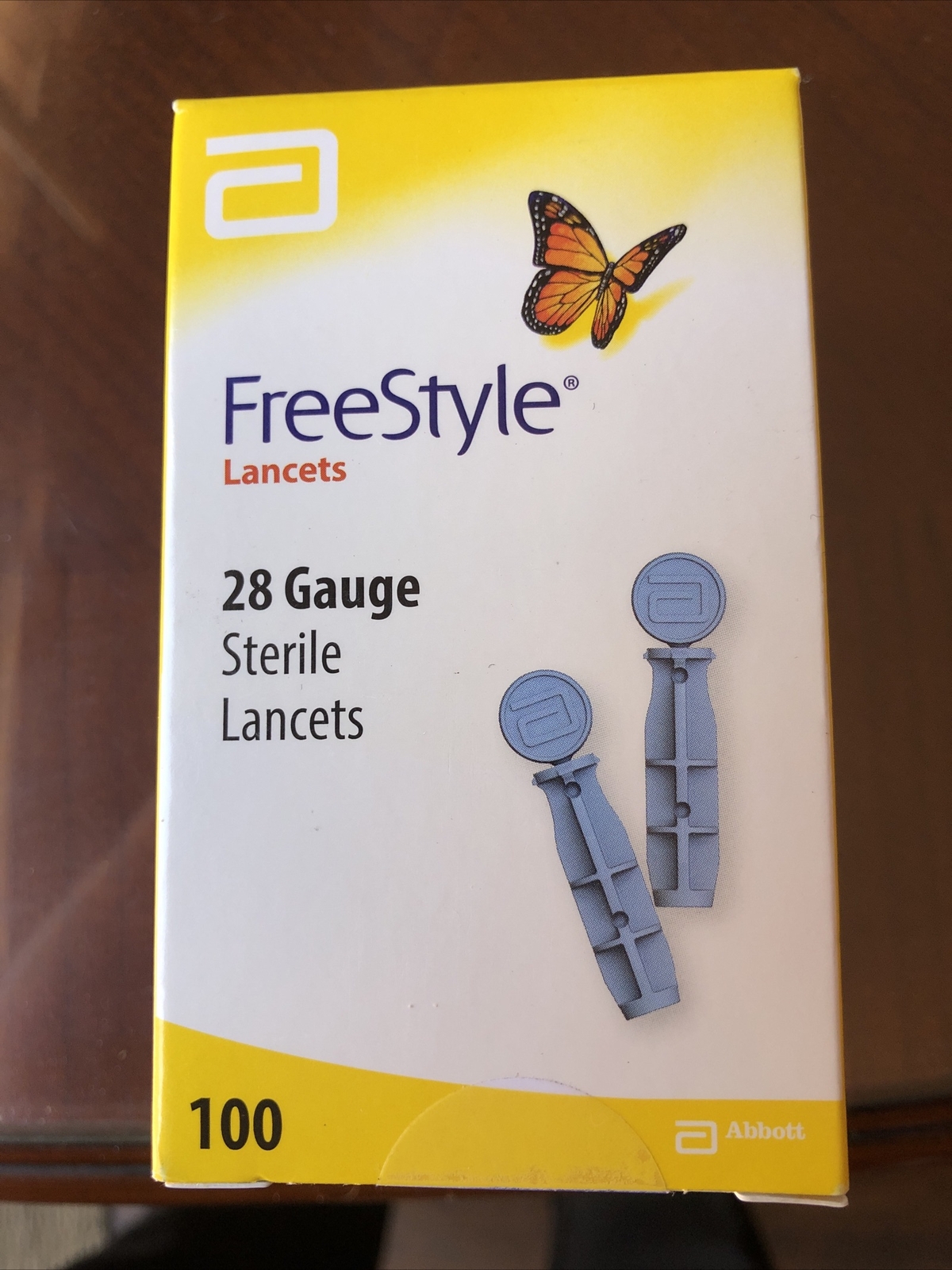 Freestyle 28 Gauge Sterile Lancets - Pack of 100
