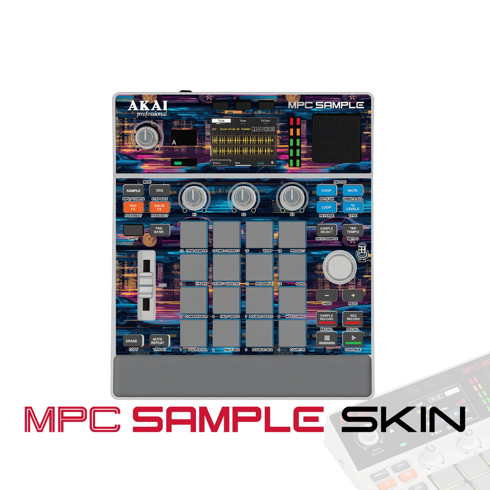Akai MPC Sample Skin / design7_AB2