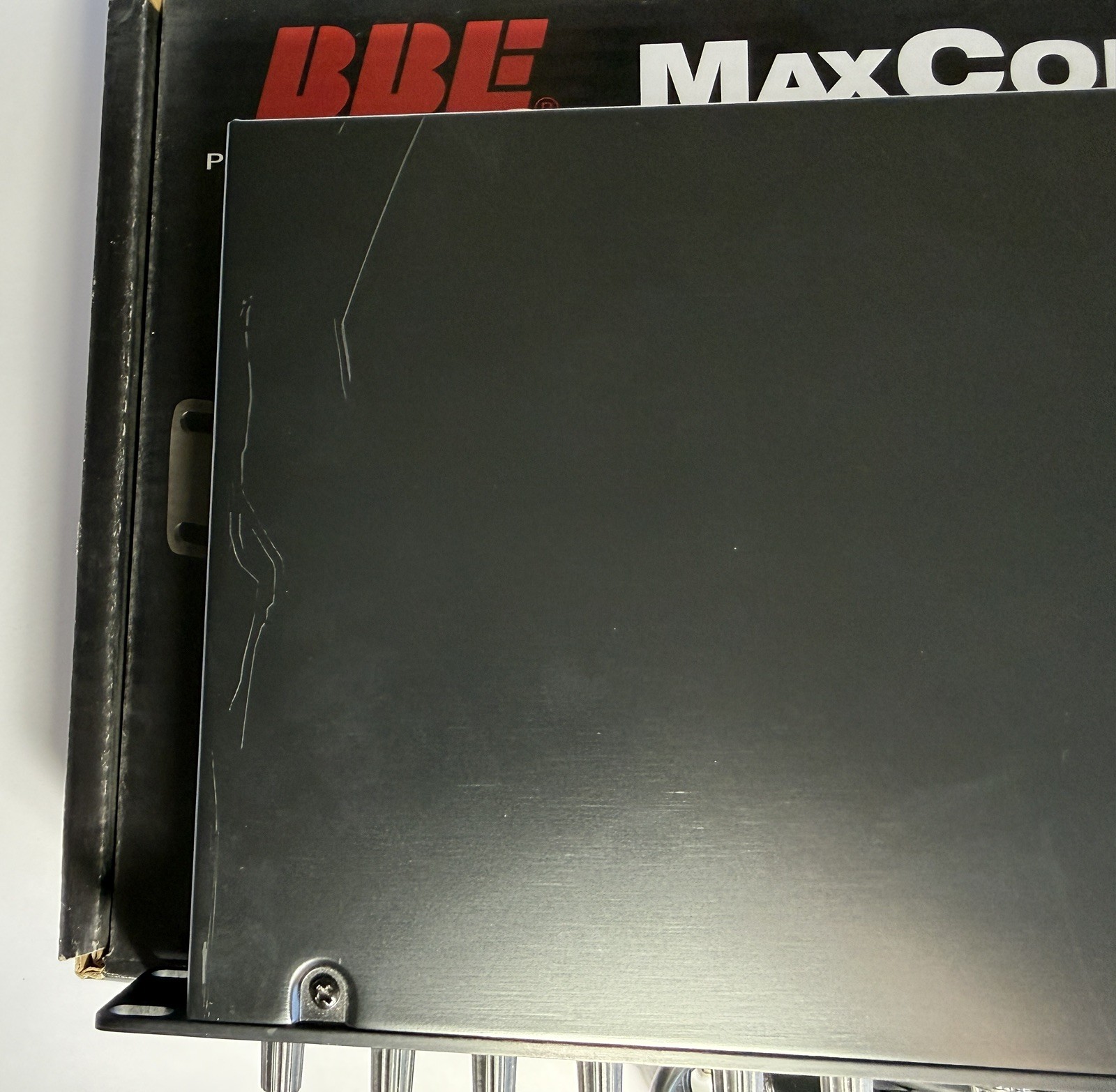 BBE MaxCom Dual Channel Compressor/Limiter/Gate w/ Power Cord & Original Box