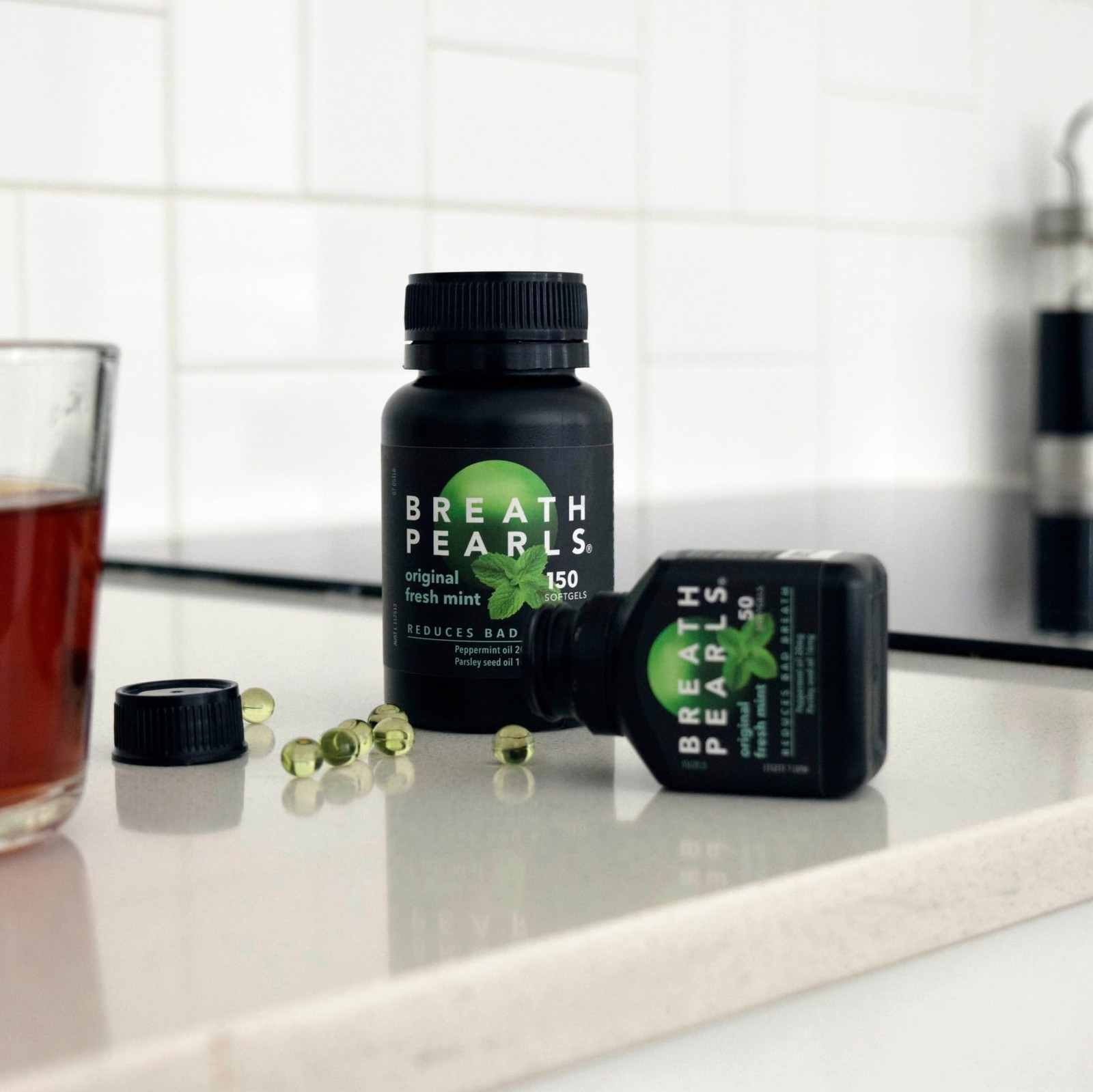 Breath Pearls Original Freshens (150 softgels) New pack 150 Green