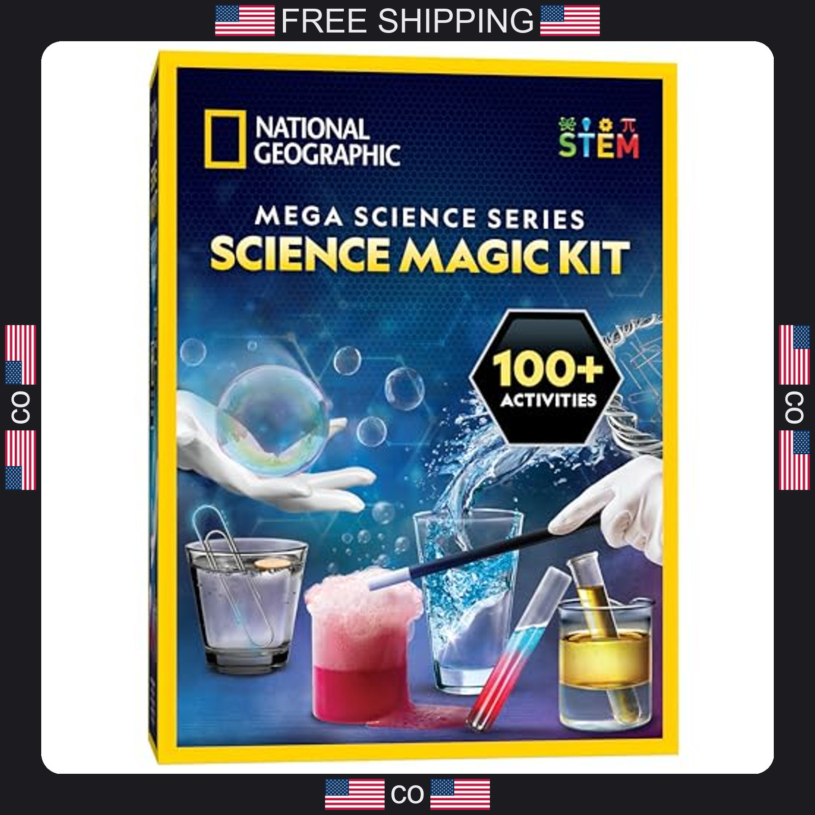 Science Magic Kit for Kids with 100+ Experiments and Tricks
