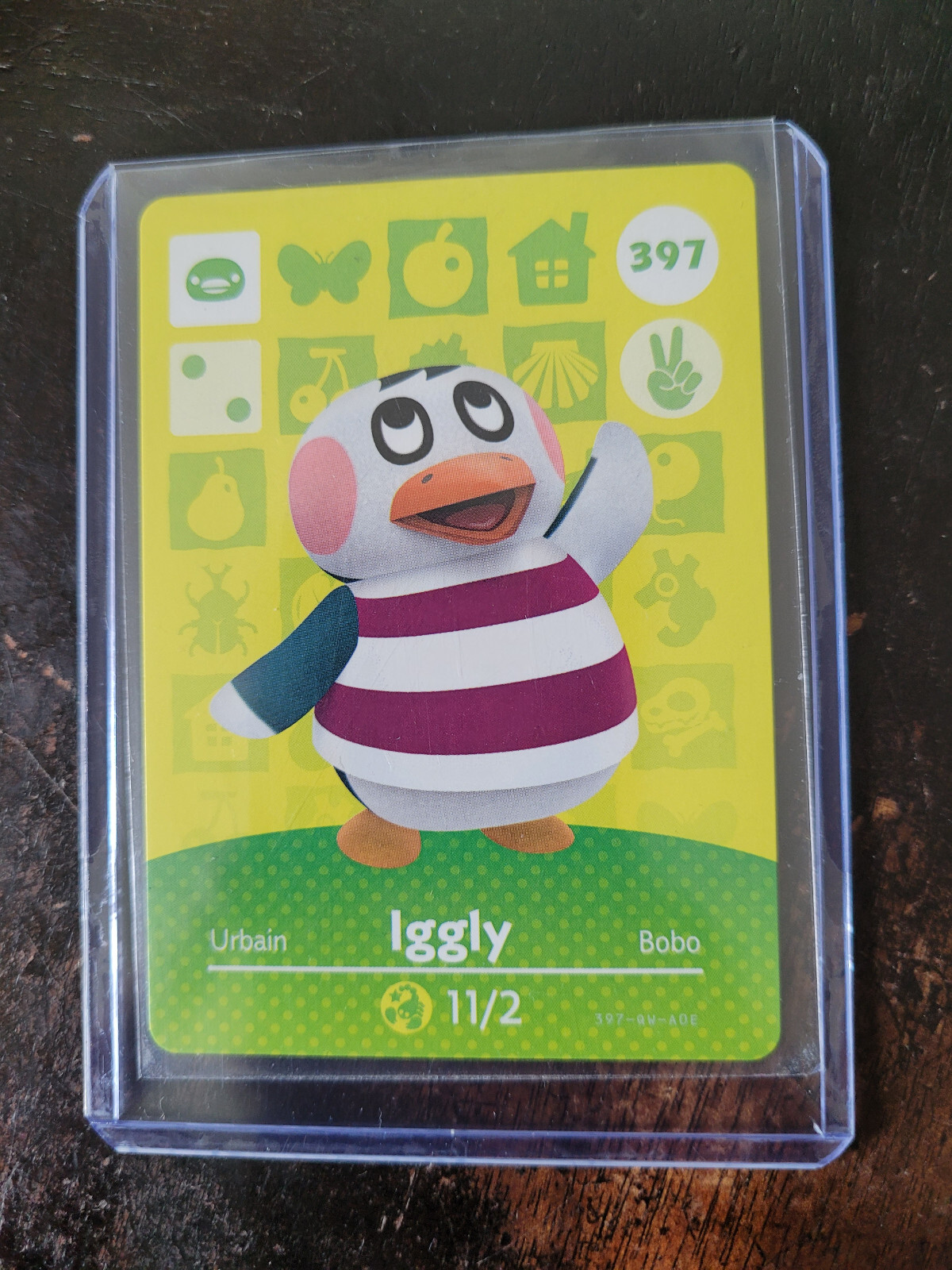 Iggly # 397 Animal Crossing Amiibo Card Series 4 Mint!! Never used!