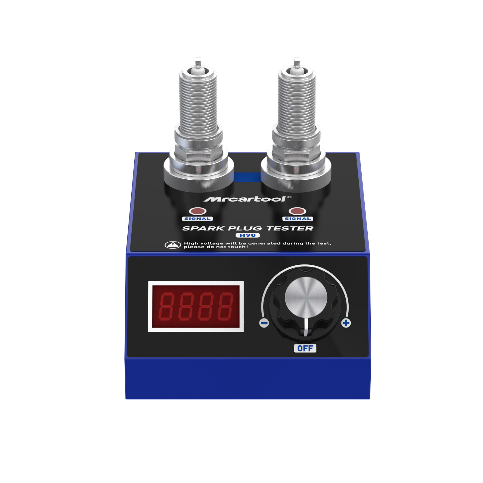 H90 Dual-Hole Car Spark Plug Tester Spark Plug Ignition Analyzer Diagnostic Tool
