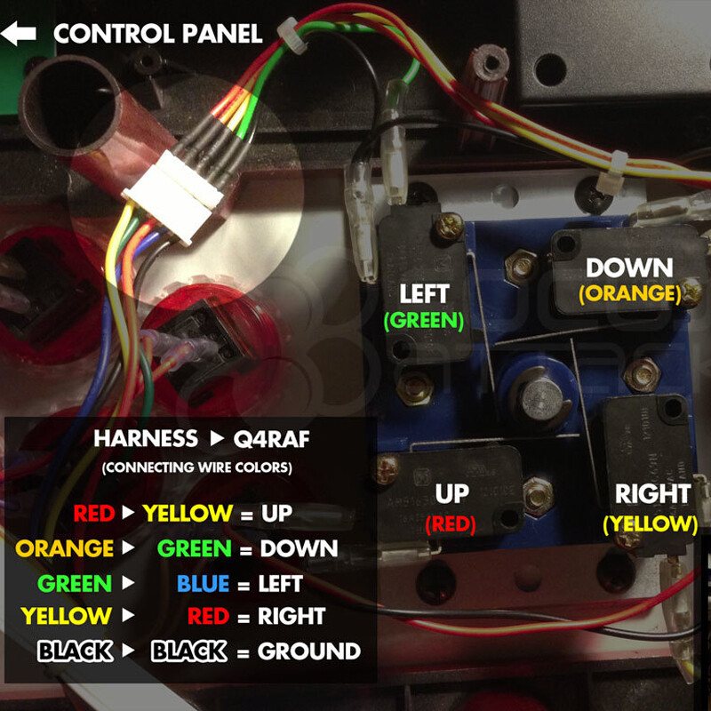 Arcade 187" Micro switch Terminals 2 Pin 8pin to 5pin Conversion Harness Bartop
